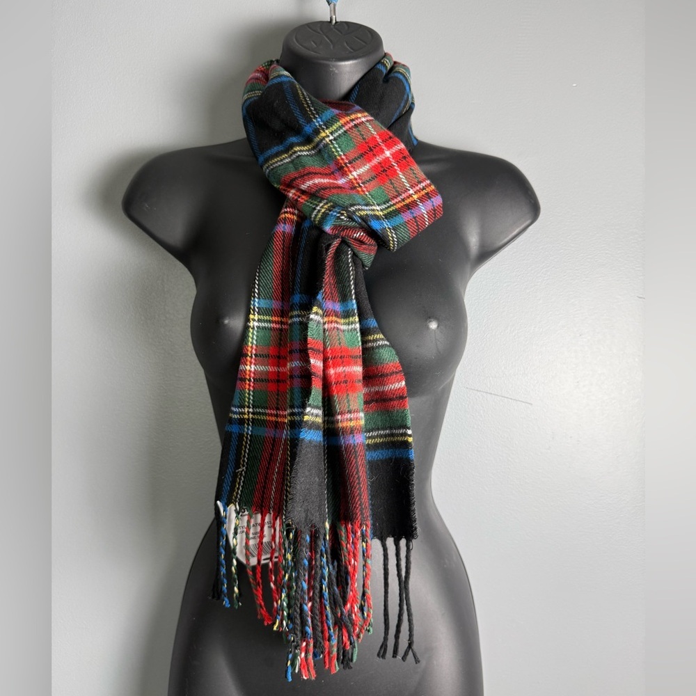 Softer Than Cashmere NWT Scarf 100% Acrylic 12x66 Plus Fringe
